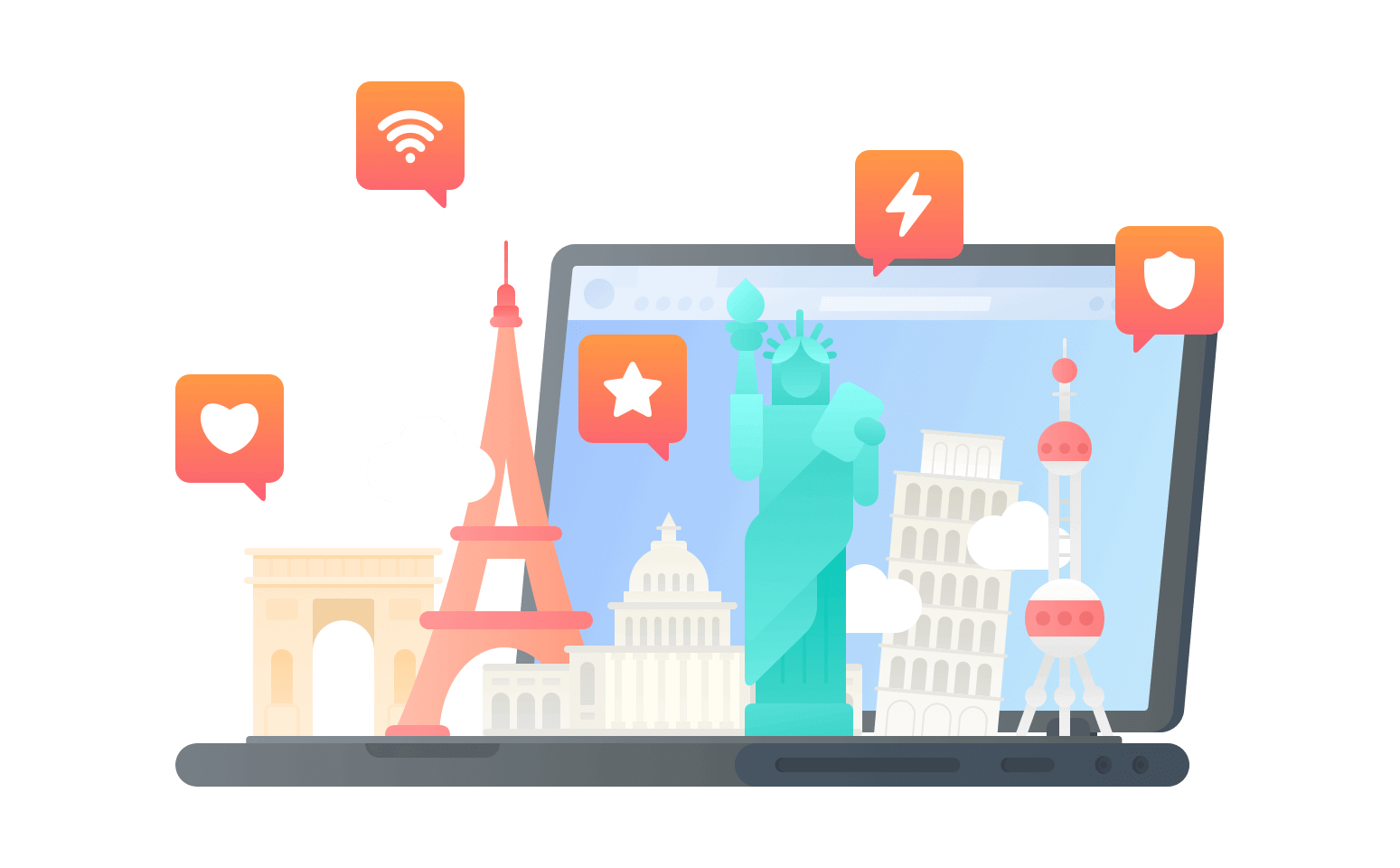 在中立区连接到中国的软件 - 翻回VPN